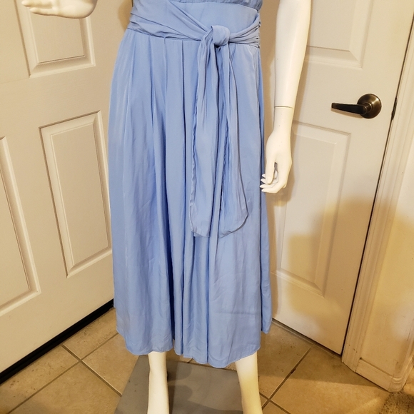 JOIE V-neck Belted Midi Dress with Pockets size 6 - Picture 2 of 10